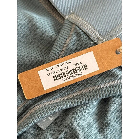 Skims Cotton Rib Thong Kyanite Size Small - Picture 7 of 7